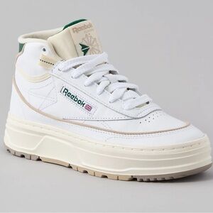 Reebok Women’s Club C Double Geo Hi Heritage Sneaker